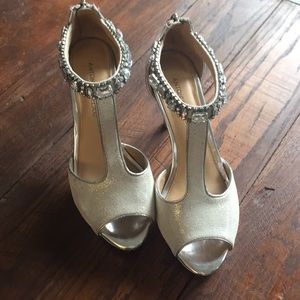 Antonio Melani T Strap Heels